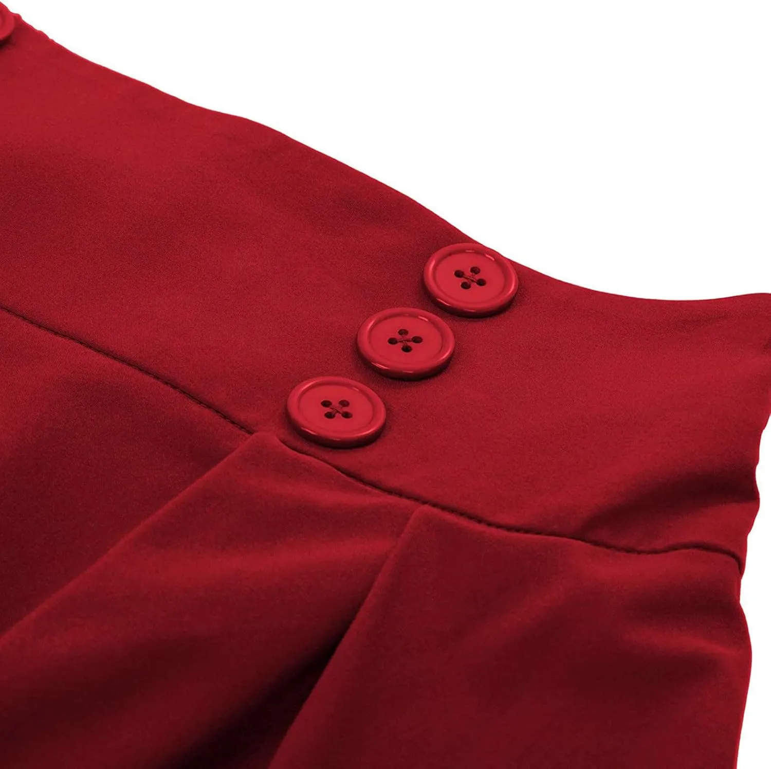 with Pockets High Fashion Vintage Casual Skirt Pleated Skirt Waist Women Skirt High Waist Trumpet Midi Skirt