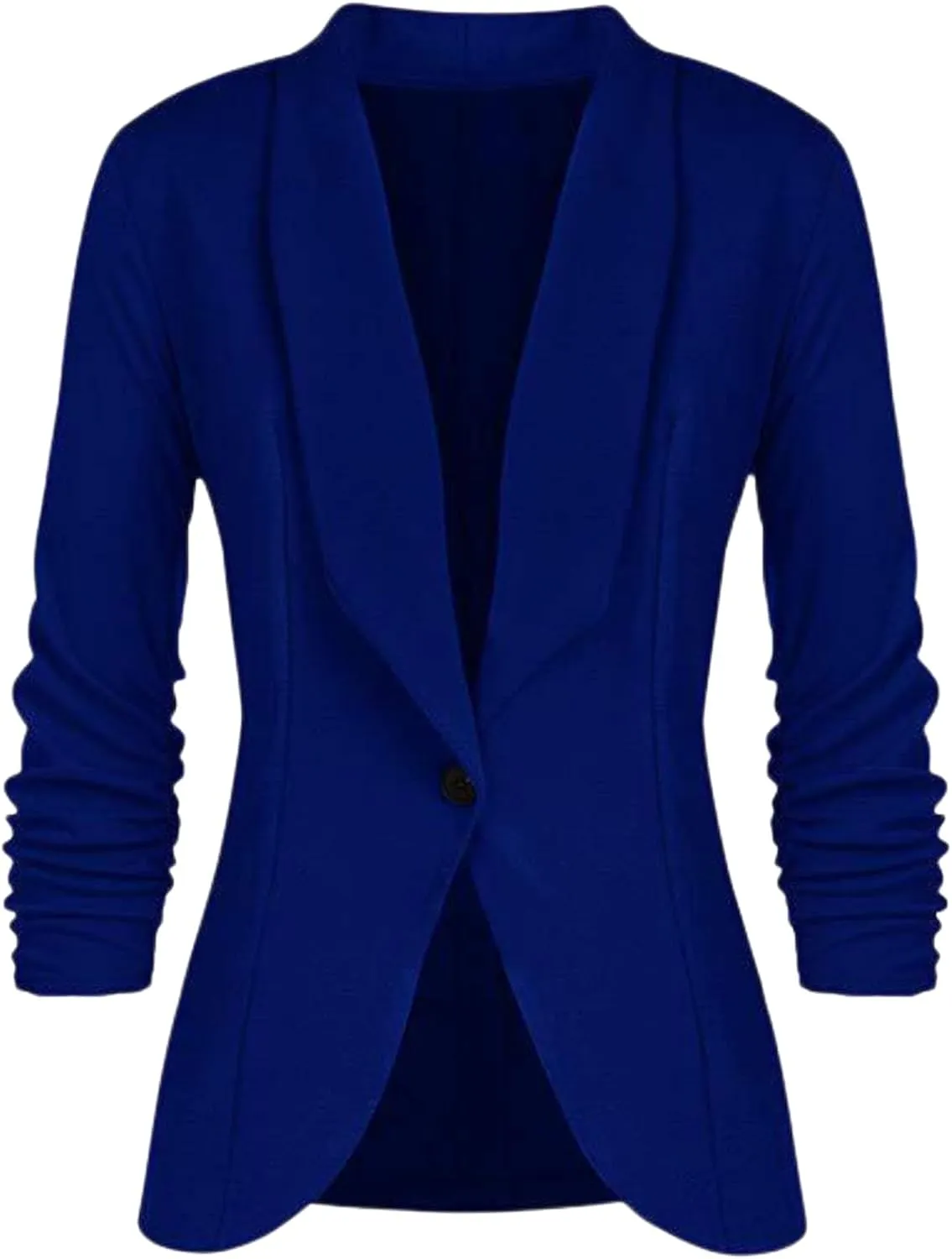 Women 3/4 Sleeve Blazer Casual Classic Open Front Cardigan Jacket Work Office Blazer Business Casual