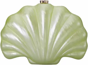 Women Pearl Acrylic Clutch Shell Pearl Clutch Shell Purse Chain Shoulder Bag Ladies Wedding Clutch Prom Evening Handag