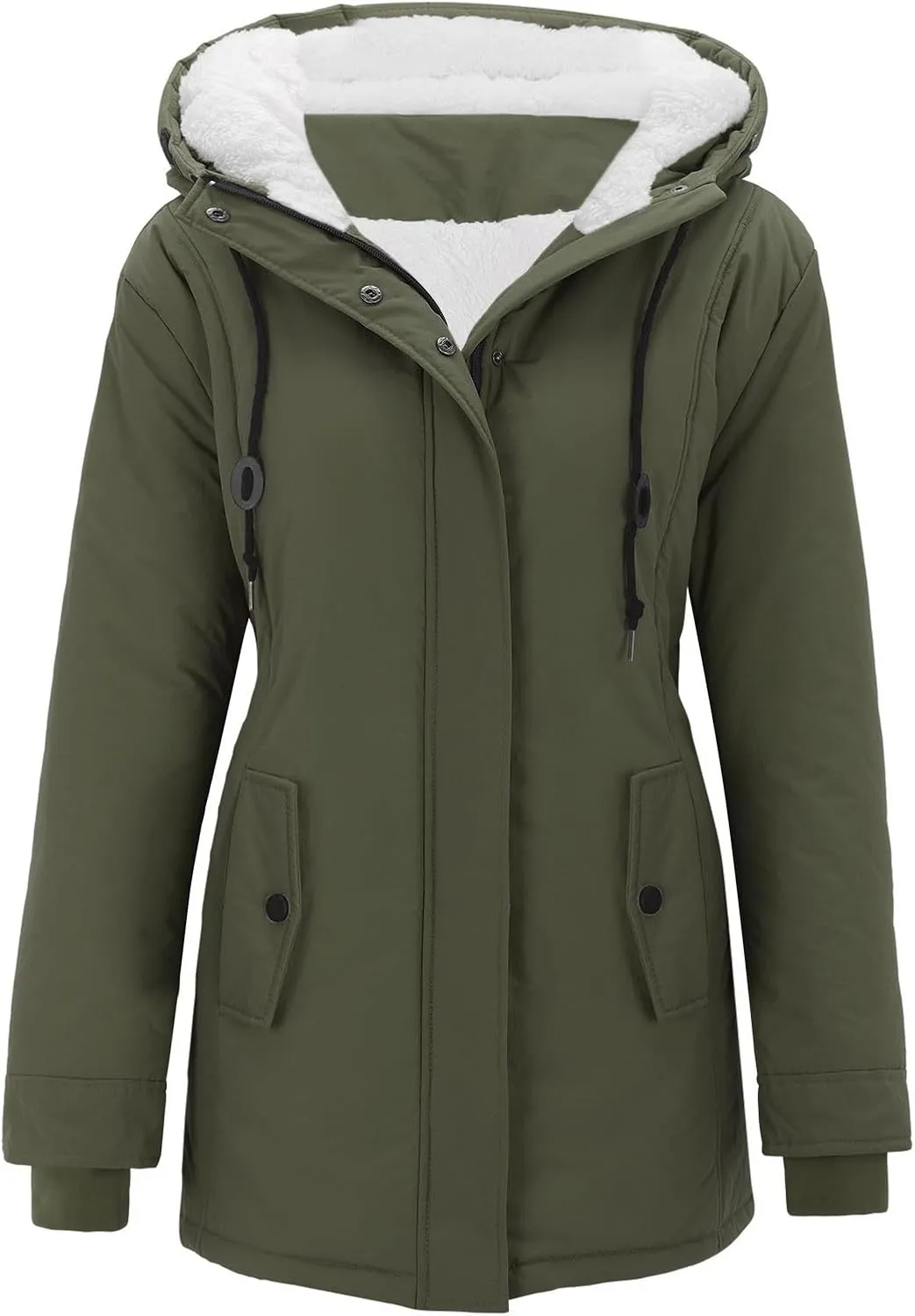 Women Plus Size Winter Overcoat Women's Jacket Thick Outwear Lined Hooded Coat Warm Trench Womens plus down