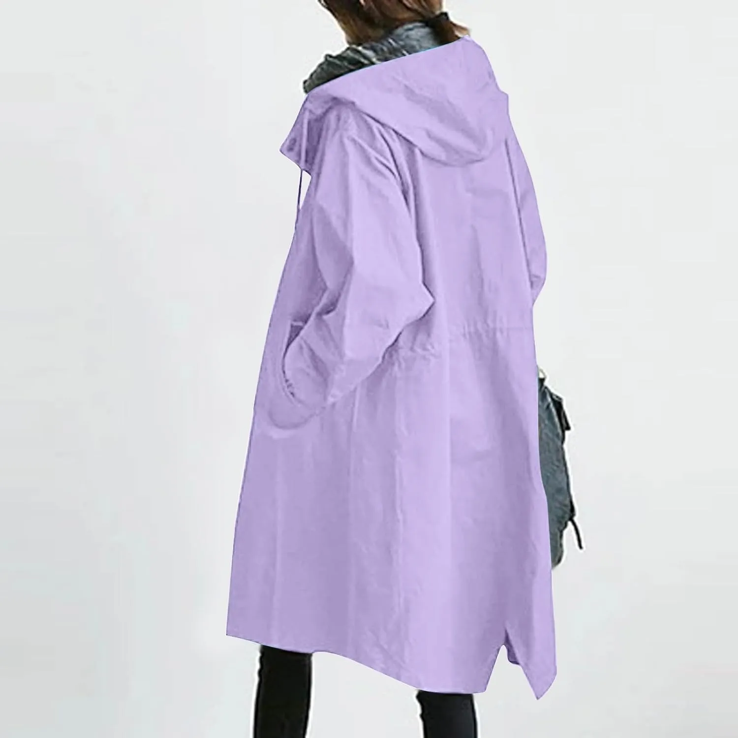 Women's 2023 Fashion Winter Coat Down Lapel Plush Plaid Coat Loose Long Coat Womens Coats Winter Womens Trench Coat