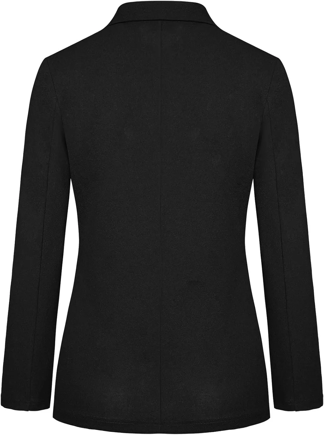 Women's Blazer Jackets Business 2-Button Open Front Long Sleeve Notch Collar Office Work Pocket Blazers