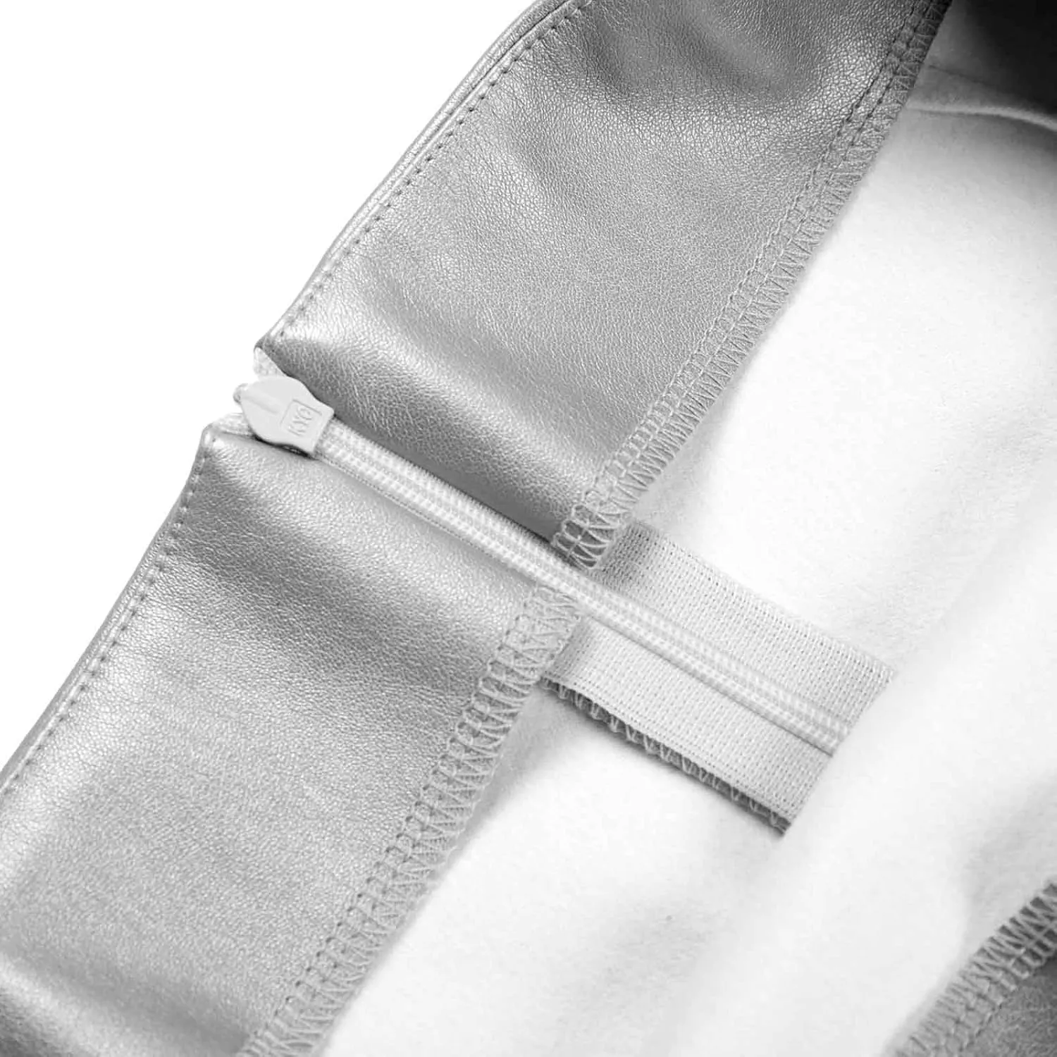 Women's Faux Leather Bodycon Skirt Trendy Slit Beaded Tied Slim Mini Skirt Casual PU Leather Short Pencil Skirt