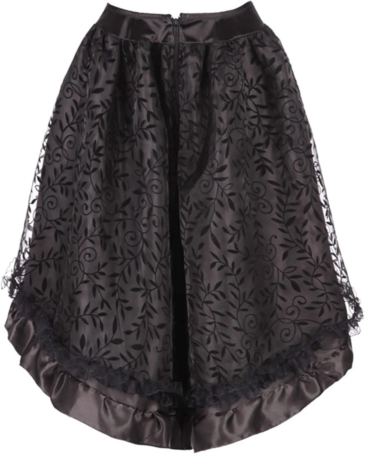 Womens Hippie Victorian Goth Ruched Maxi Long Midi Knee Length Skorts Skirts for Women Lace Skorts 2025