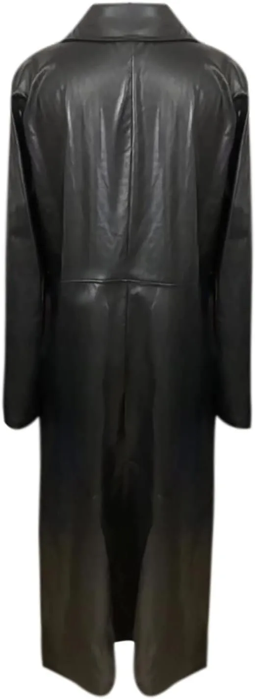 Womens Leathers Blazers Dressy Casual Windproof Trench Coat Fall Long Jackets Loose Fit Work Fashion Coats Outerwear