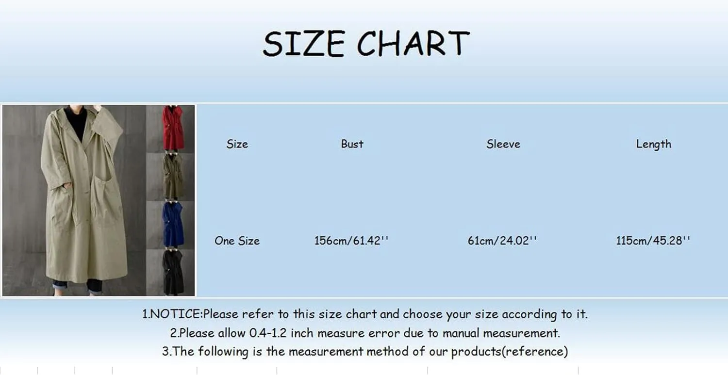 Womens Long Breasted Trench Coat Midi Length Overcoat Faux Leather Suit Jacket for Women