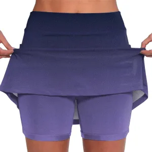 Women's Mini Tennis Skirt 2025 Athletic Yoga Skorts Summer Gym Workout Outfits Plus Size Black Skirts with Pockets