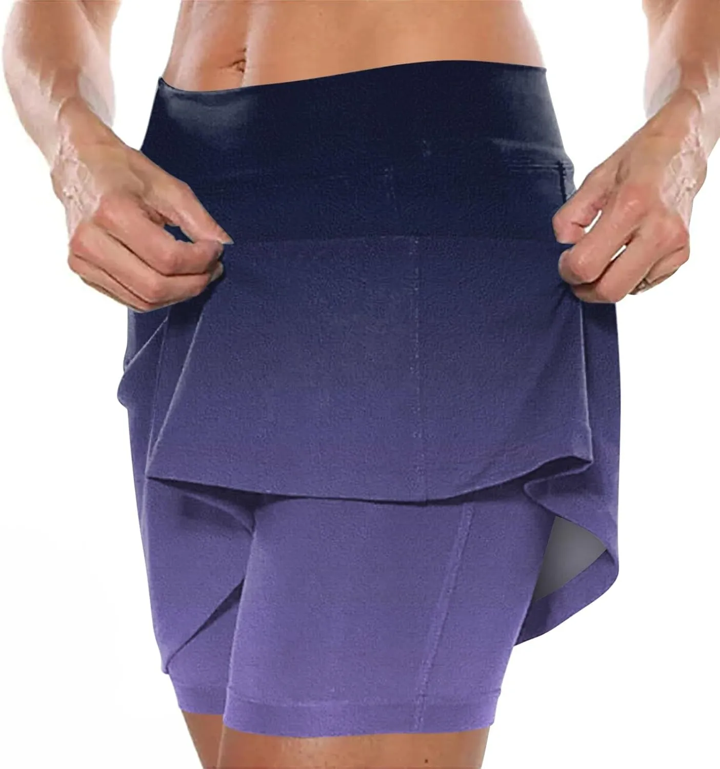 Women's Mini Tennis Skirt 2025 Athletic Yoga Skorts Summer Gym Workout Outfits Plus Size Black Skirts with Pockets