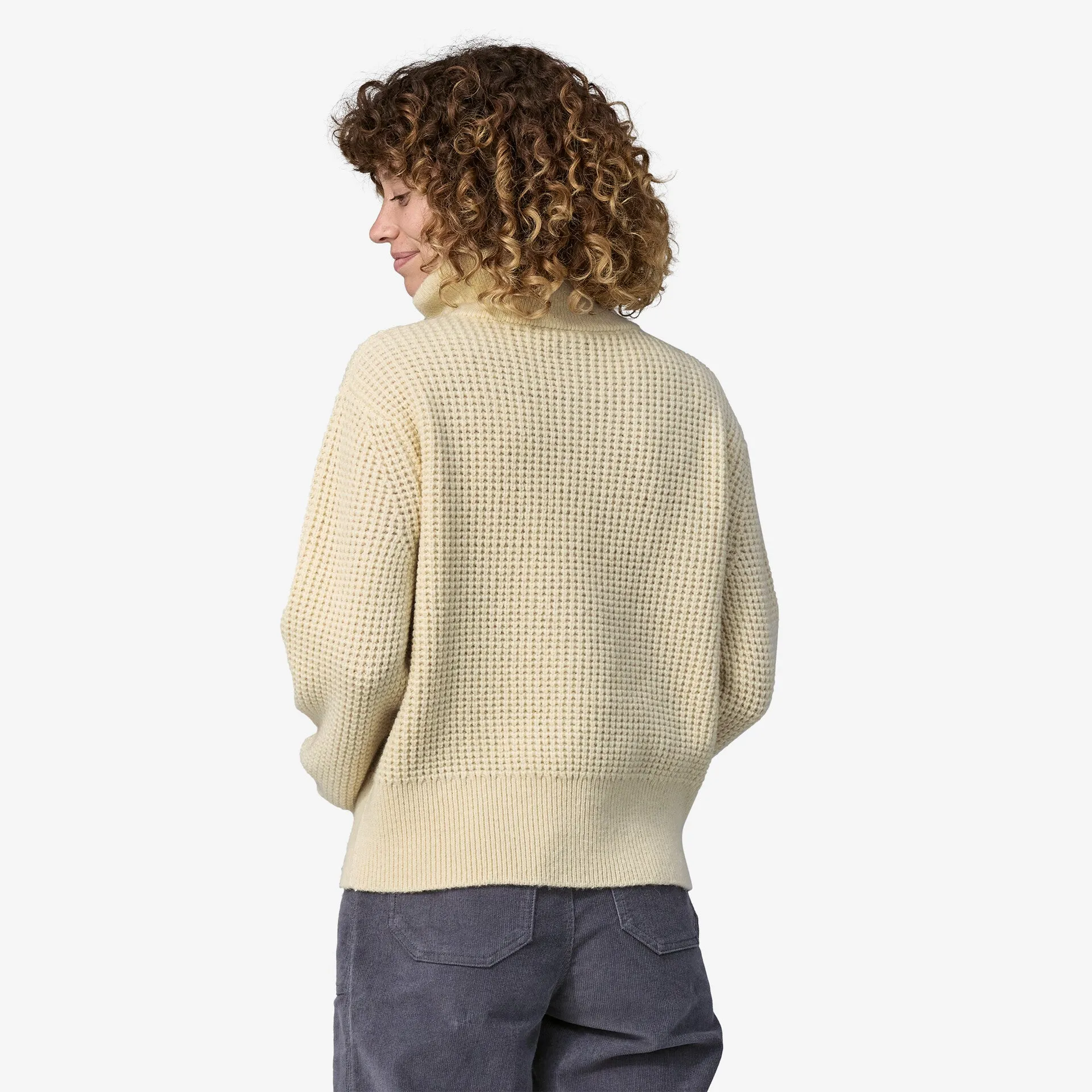 Women's Recycled Wool-Blend 1/4-Zip Sweater (Past Season)