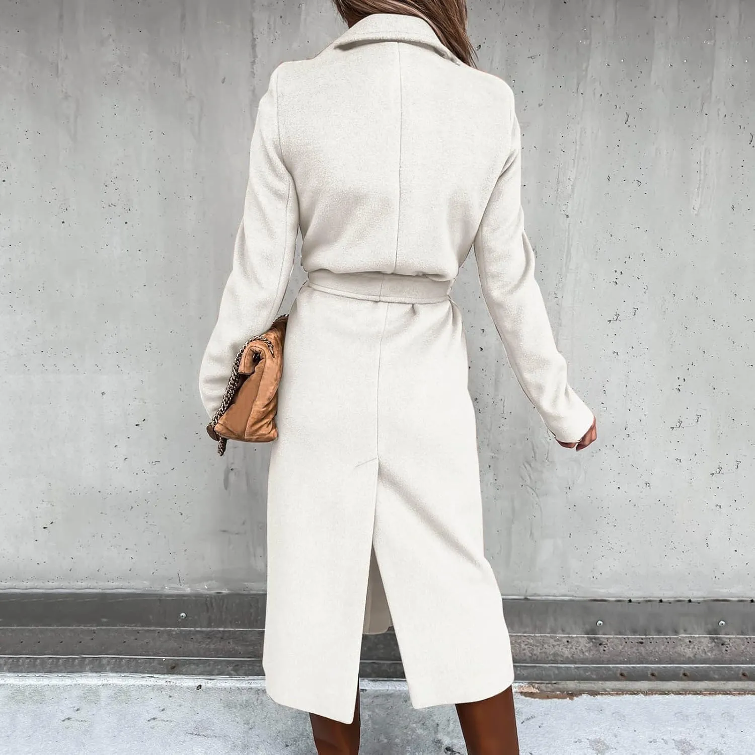 Women's Winter Coats Blouse Thin Coat Trench Long Jacket Ladies Slim Long Belt Elegant Trench Coat for Women 2023