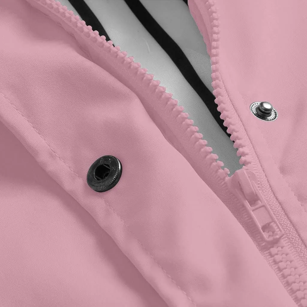 Women's Winter Jacket Quilted Puffer Parka Outdoor Coat Plus Women's Coat Mountain Windbreaker Hooded Raincoat