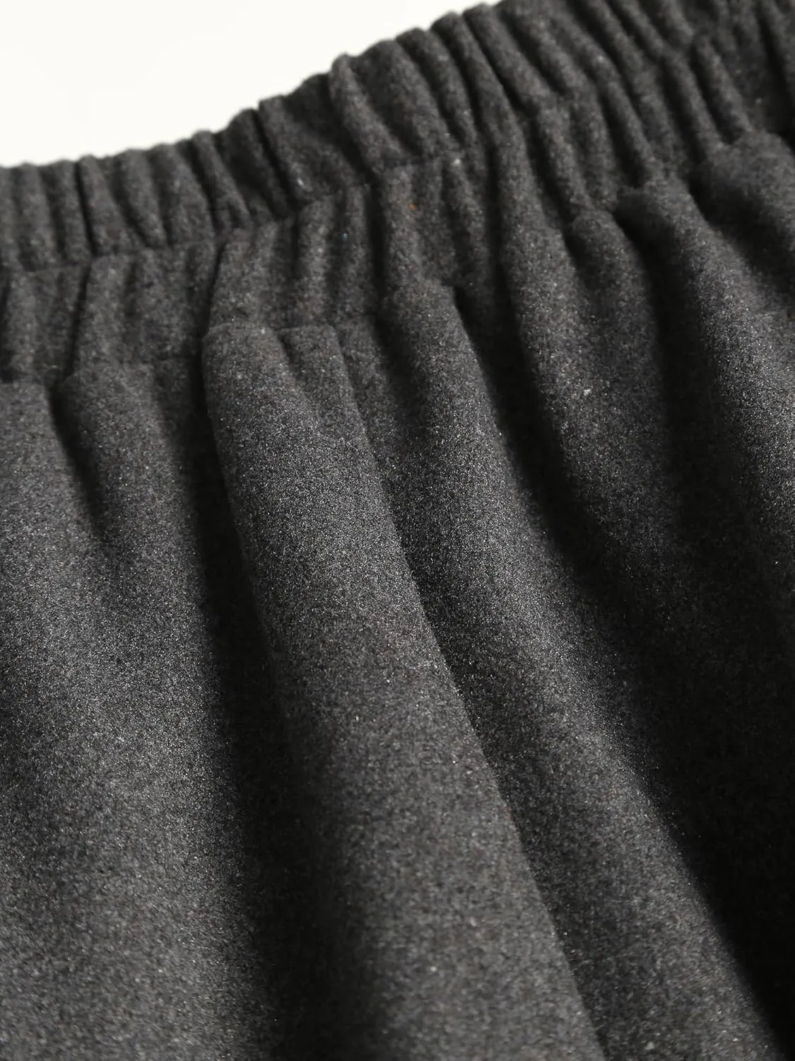 ZAFUL Women's Winter Skirt Plaid A-Line Pleated Midi Skirt High Elastic Waist Vintage Tartan Skirt with Pockets